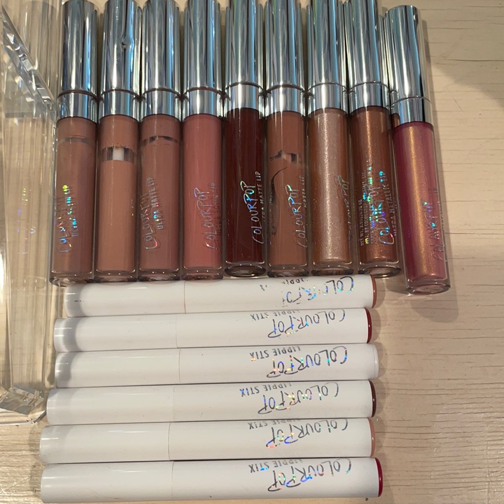 Colourpop satin and matte lip and lippie stick